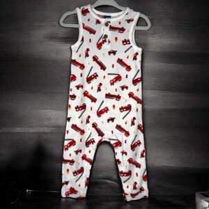 Old Navy Unisex Sleeveless Thermal-Knit Henley One Piece Jumpsuit Baby